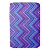 Tapis De Bain Blue and purple zigzag (devant Vertical)