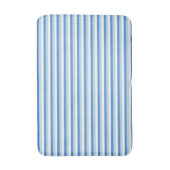 Tapis De Bain Blue and White Striped (Devant (Vertical))