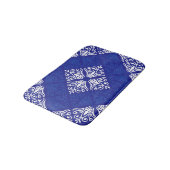 Tapis De Bain Blue Bandana Design (Angle)
