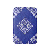 Tapis De Bain Blue Bandana Design (Devant (Vertical))