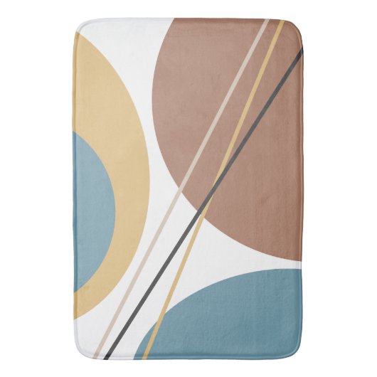 Tapis De Bain Blue Brown (devant Vertical)