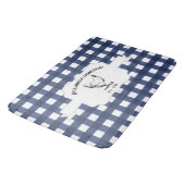 Tapis De Bain Blue Buffalo Plaid Farm Poulet Mat de bain (Angle)