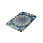 Tapis De Bain Blue Chakra Kaleidoscope Thunder_Cove (Angle)