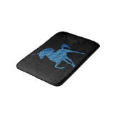 Tapis De Bain Blue Fire Unicorn Bath Mat (Angle)