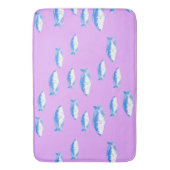 Tapis De Bain Blue fish on lilac (devant Vertical)