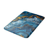 Tapis De Bain Blue Gold Acrylique Pour Jolie eau Liquide (Angle)