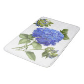 Tapis De Bain Blue Hydrangea Flower Botanical Art (Angle)
