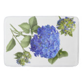 Tapis De Bain Blue Hydrangea Flower Botanical Art (Devant)