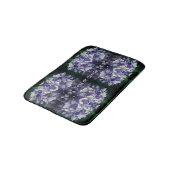 Tapis De Bain Blue Hydrangea Petals Abstrait Personnalisé (Angle)