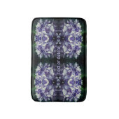 Tapis De Bain Blue Hydrangea Petals Abstrait Personnalisé (Devant (Vertical))