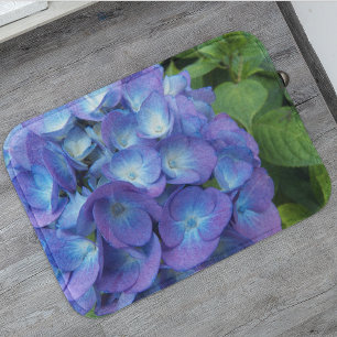 Tapis De Bain Blue Hydrangea Petals Floral