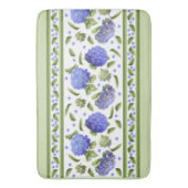 Tapis De Bain Blue Hydrangeas (devant Vertical)