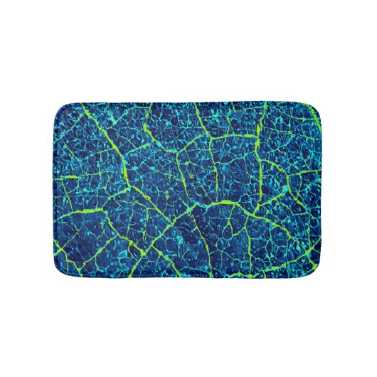 Tapis De Bain Blue Nature Abstrait Motif (Devant)