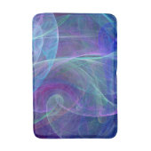 Tapis De Bain Blue Purple Turquoise Airy Abstraction (Devant (Vertical))