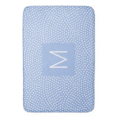 Tapis De Bain Blue Same Komon (peau de requin) Monogrammé (devant Vertical)
