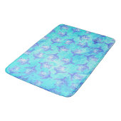 Tapis De Bain Blue Sea Turtle Print (Angle)