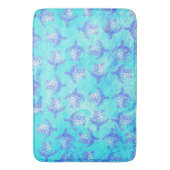 Tapis De Bain Blue Sea Turtle Print (devant Vertical)