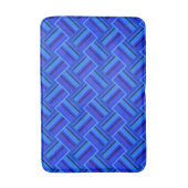 Tapis De Bain Blue stripes (Devant (Vertical))