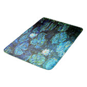Tapis De Bain Blue Water-Lys, célèbre peinture, (Angle)