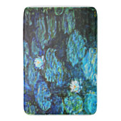Tapis De Bain Blue Water-Lys, célèbre peinture, (devant Vertical)