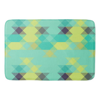 Tapis De Bain blue yellow turquoise yellow and aqua