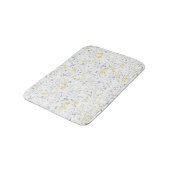 Tapis De Bain Blue Yellow Wildflower Pattern (Angle)