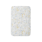 Tapis De Bain Blue Yellow Wildflower Pattern (Devant (Vertical))
