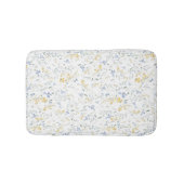 Tapis De Bain Blue Yellow Wildflower Pattern (Devant)