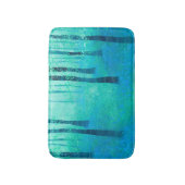 Tapis De Bain Bluebell Woodland Art Abstrait (Devant (Vertical))