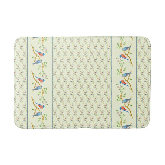Tapis De Bain Bluebirds Pair Jaune (Devant)