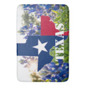 Tapis De Bain Bluebonnets Blue Flowers Texas texan Floral (devant Vertical)