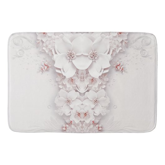 Tapis De Bain Blush ivoire rose poitrine de bain (Devant)