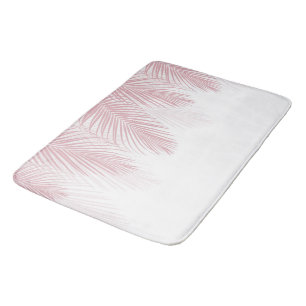 Tapis De Bain Blush Palm Finesse Feuille 2 #tropical #art