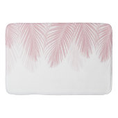 Tapis De Bain Blush Palm Finesse Feuille 2 #tropical #art (Devant)