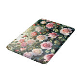 Tapis De Bain Blush Rose Garden Mat (Angle)