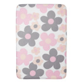 Tapis De Bain Blush Rose Grey Daisers Retro Dream #1 #retro #art (devant Vertical)