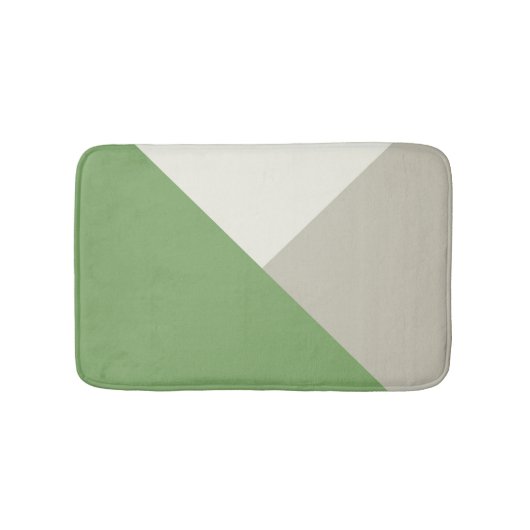 Tapis De Bain Bocre couleur vert beige (Devant)