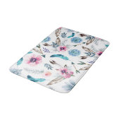 Tapis De Bain Bohème Chic Fleur Boho Fille (Angle)