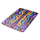 Tapis De Bain Boho Abstrait coloré 12 (Angle)