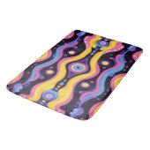 Tapis De Bain Boho Abstrait coloré 3 (Angle)