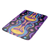 Tapis De Bain Boho Abstrait coloré 8 (Angle)