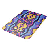 Tapis De Bain Boho Abstrait coloré 9 (Angle)