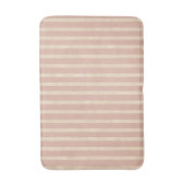 Tapis De Bain Boho Dusty Blush Pink et Crème (Devant (Vertical))
