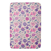 Tapis De Bain Boho Ombre Floral Botanique violet (devant Vertical)