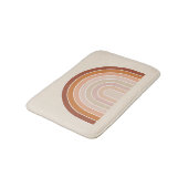 Tapis De Bain Boho Rainbow Beige Terracotta (Angle)