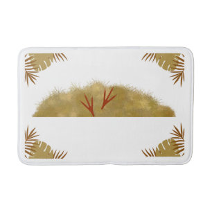 Tapis De Bain Boho séché Grass Bathmat - Rustique Bohemian Desig