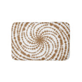 Tapis De Bain Boho Terracotta Spirale Motif Tie Dye (Devant)