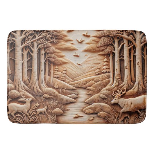 Tapis De Bain Bois (Devant)