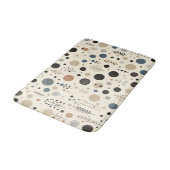Tapis De Bain Bois Abstrait (Angle)