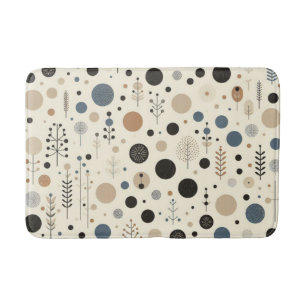 Tapis De Bain Bois Abstrait